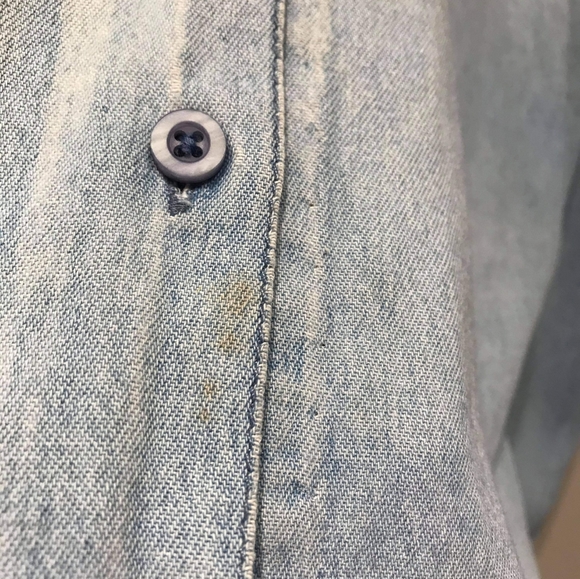 Vintage button up jean shirt - Picture 8 of 10